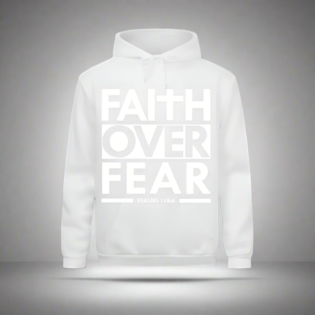 "Holy Hoodie of Courage: Fear Can’t Compete with This Comfy Scripture Snug!"