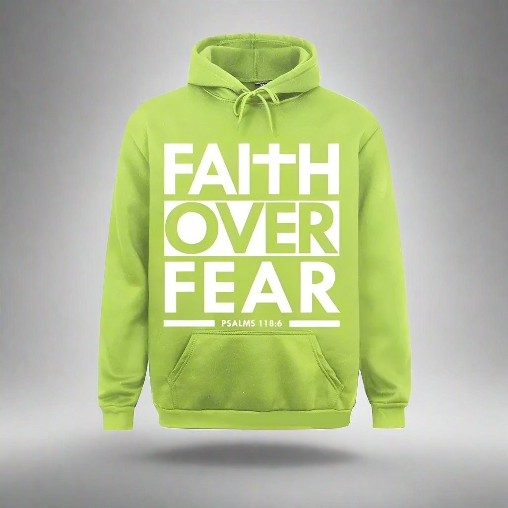 "Holy Hoodie of Courage: Fear Can’t Compete with This Comfy Scripture Snug!"