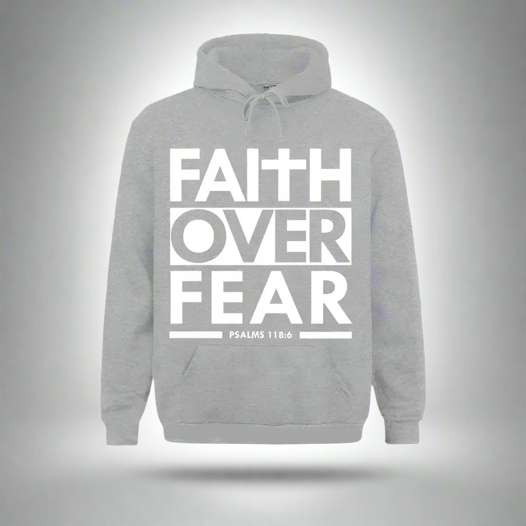 "Holy Hoodie of Courage: Fear Can’t Compete with This Comfy Scripture Snug!"